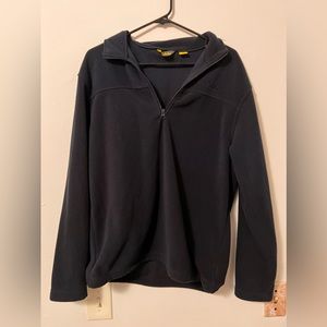 Cabelas fleece coat. Half zip size medium